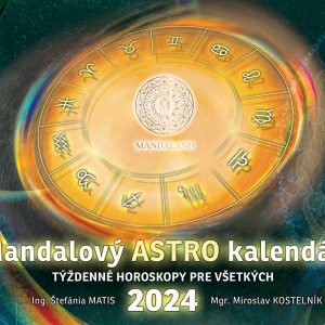 Mandalový ASTRO kalendár 2024, stolový ,týždenný,